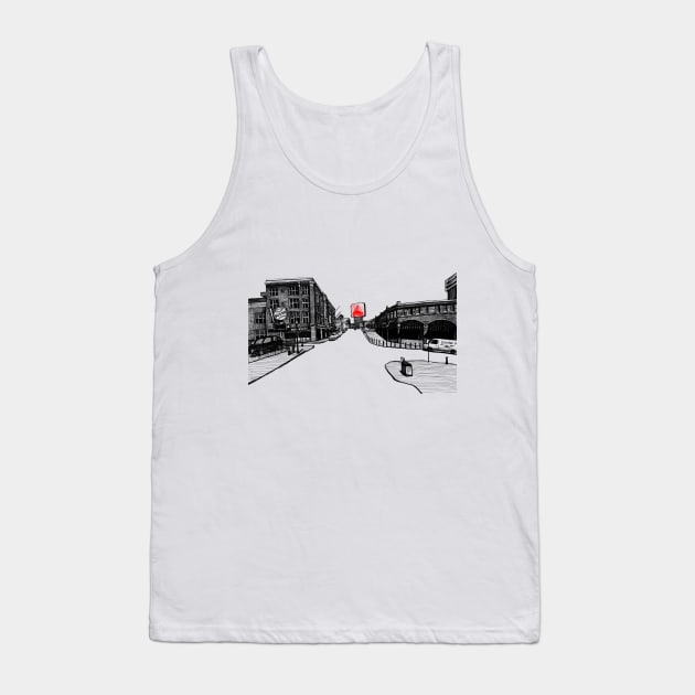 Boston Citgo Sign/ Fenway Shirt Tank Top by illustravery